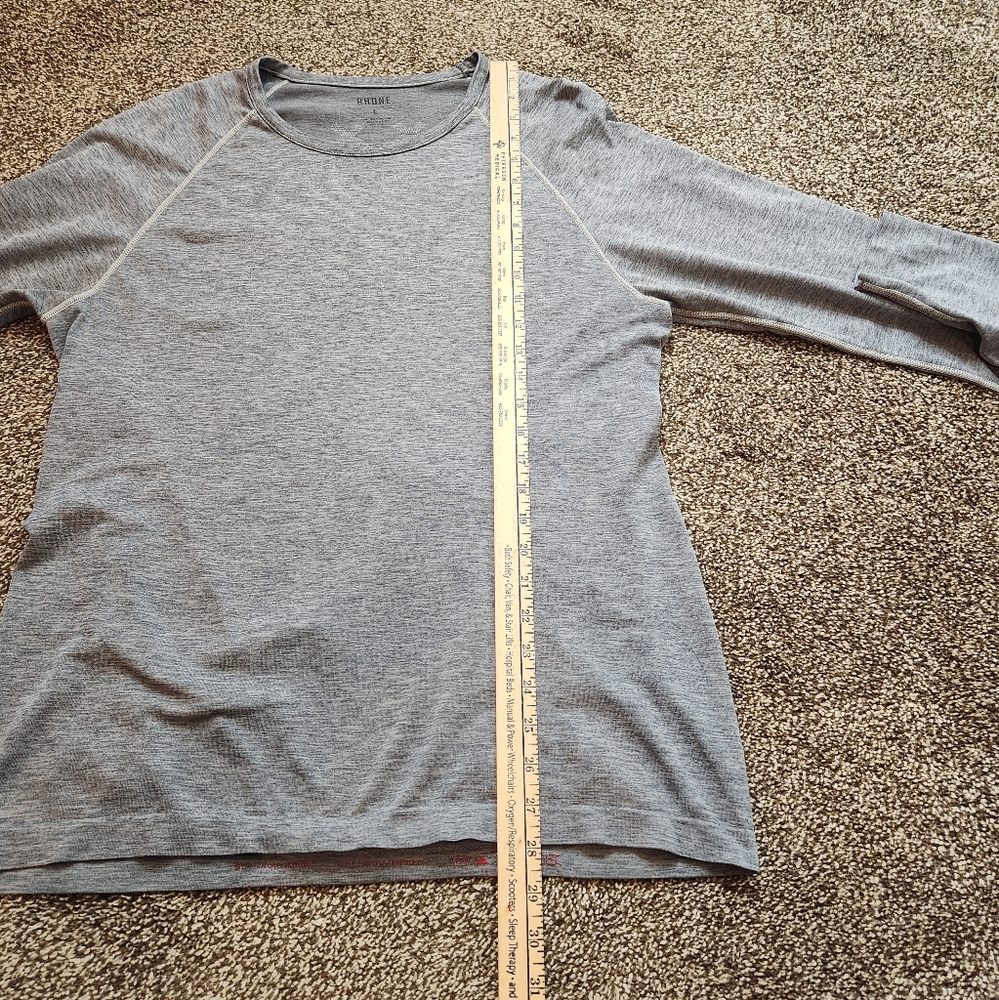 Rhone Mens Long Sleeve Top Size Large - Picture 5 of 5